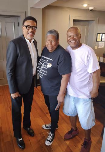 Judge Greg Mathis, foot soldier JoAnne Bland  and Terry Chestnut