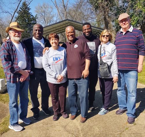 KY tourists with Rev F Reese and Terry Chestnut