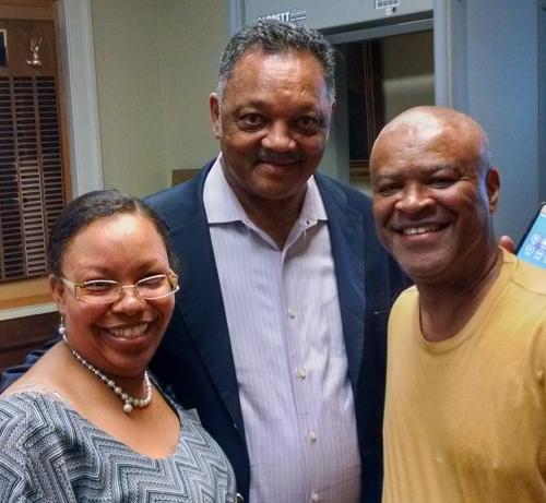 Reverand Jesse Jackson and Terry Chestnut